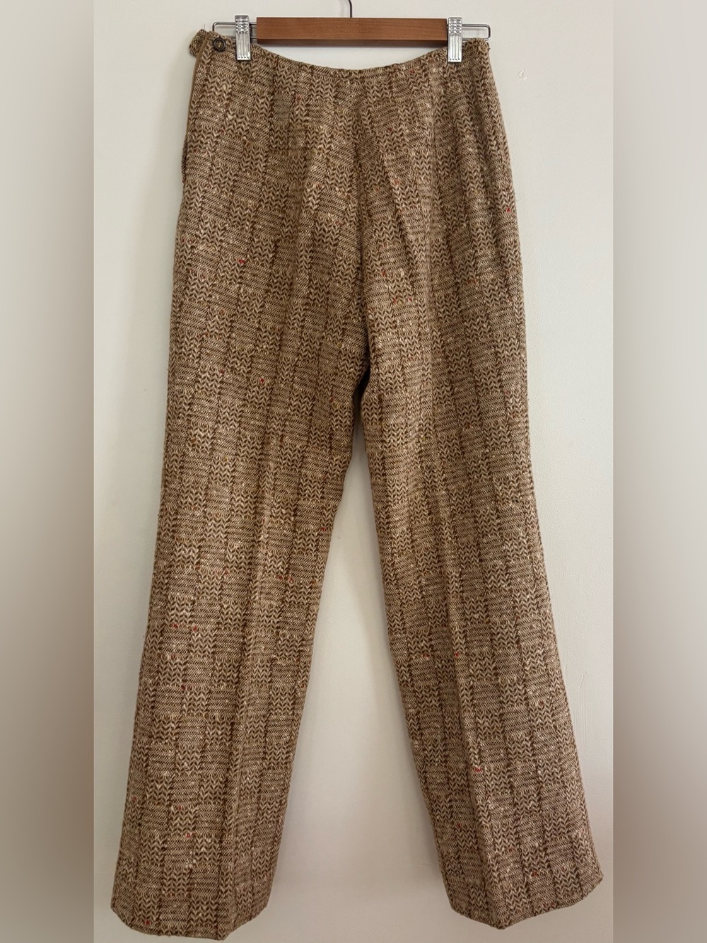 Vintage 1970s Pendleton Wool Suit 2pc Blazer Pants Brown Tweed size Small Vtg 14 - Picture 14 of 15